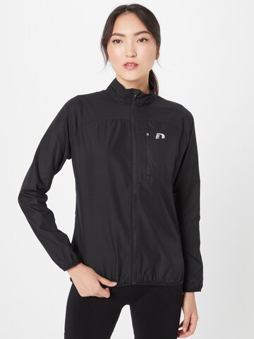 Veste de sport Newline en noir : devant