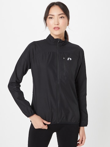 Newline - Chaqueta deportiva en negro: frente