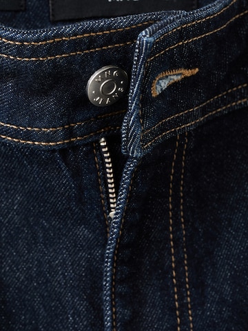 MANGO Široke hlačnice Kavbojke 'CATHERIN' | modra barva