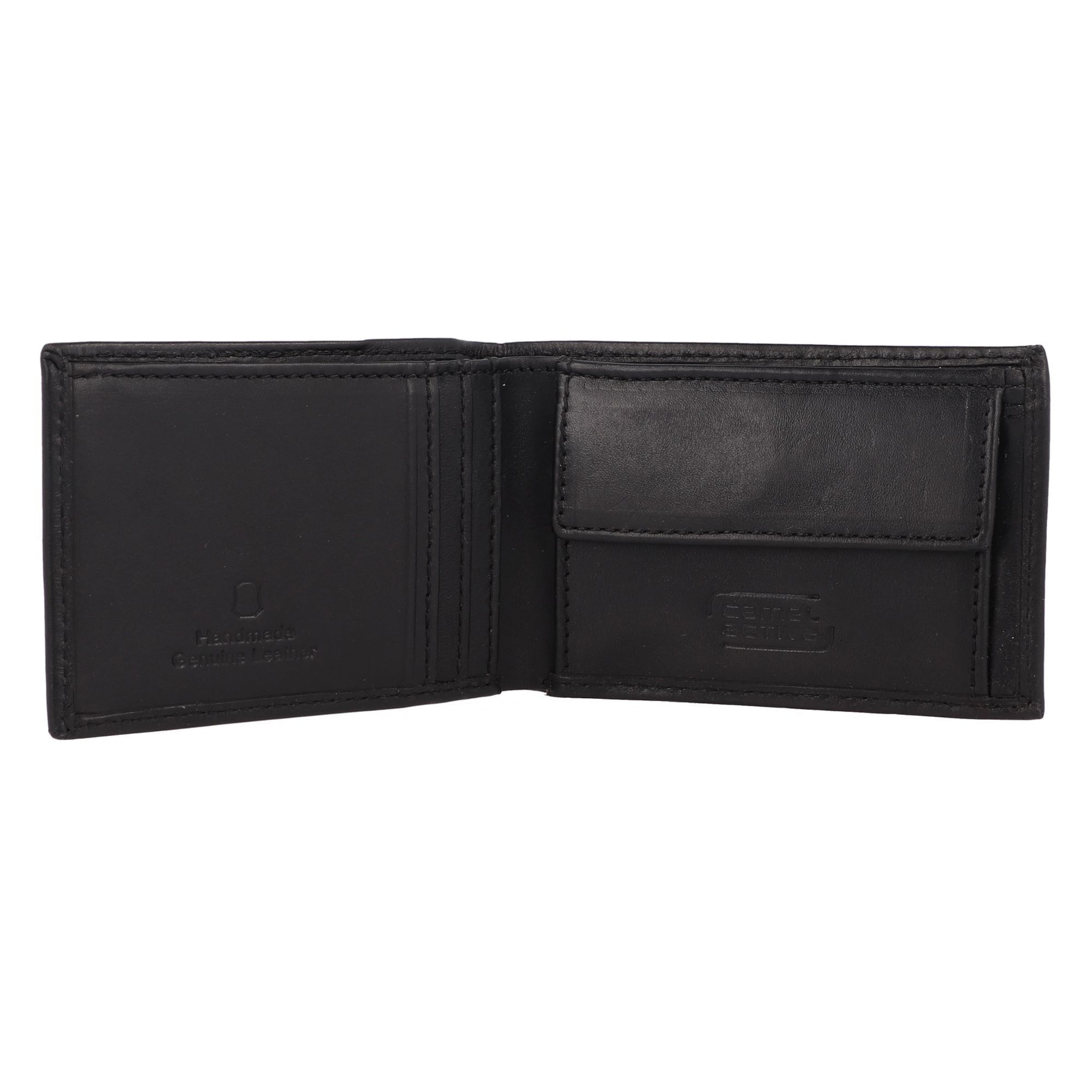 CAMEL ACTIVE Portemonnee 'Wood' in Zwart