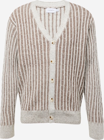 TOPMAN Strickjacke in Beige: predná strana