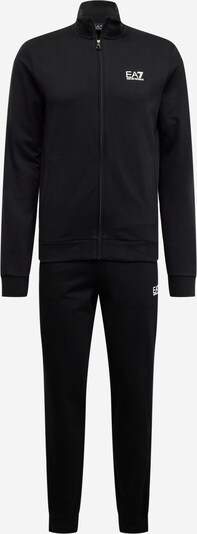 Tuta da jogging EA7 Emporio Armani di colore nero / bianco, Visualizzazione prodotti