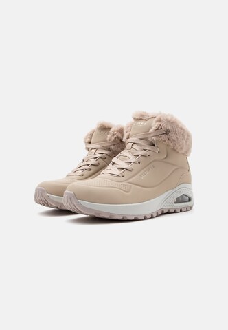 SKECHERS Šněrovací kozačky 'UNO RUGGED' – šedá