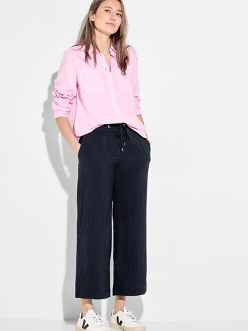 CECIL Wide leg Broek 'Neele' in Blauw