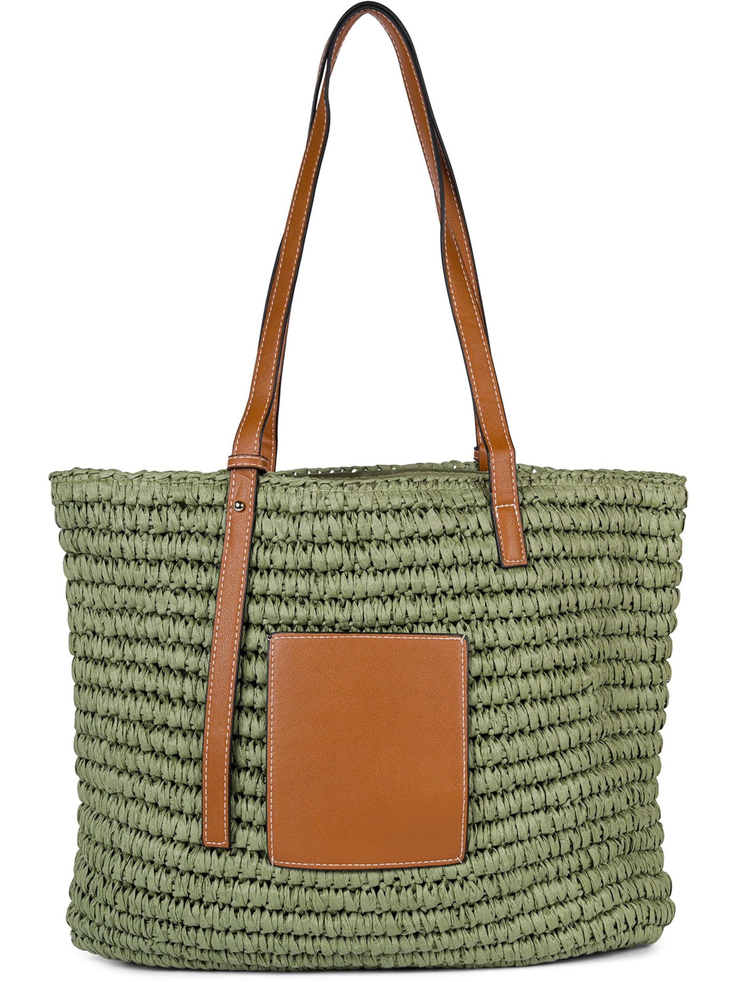 styleBREAKER Shopper in Green: front