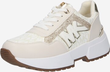 Michael Kors Kids Sneakers in Beige: voorkant