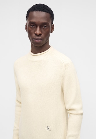 Calvin Klein Jeans - Jersey en beige: frente