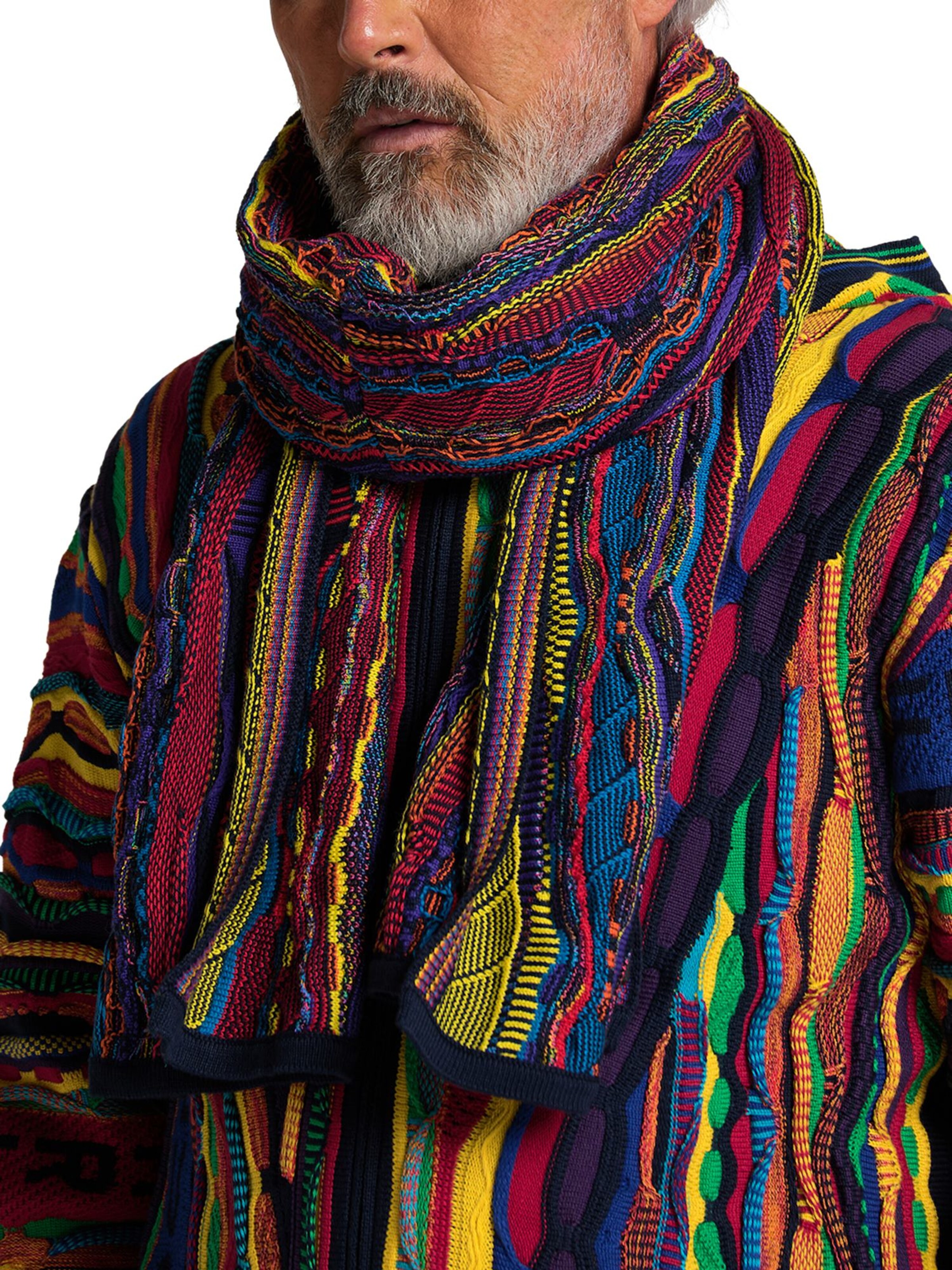 Carlo Colucci Scarf in Mixed colors