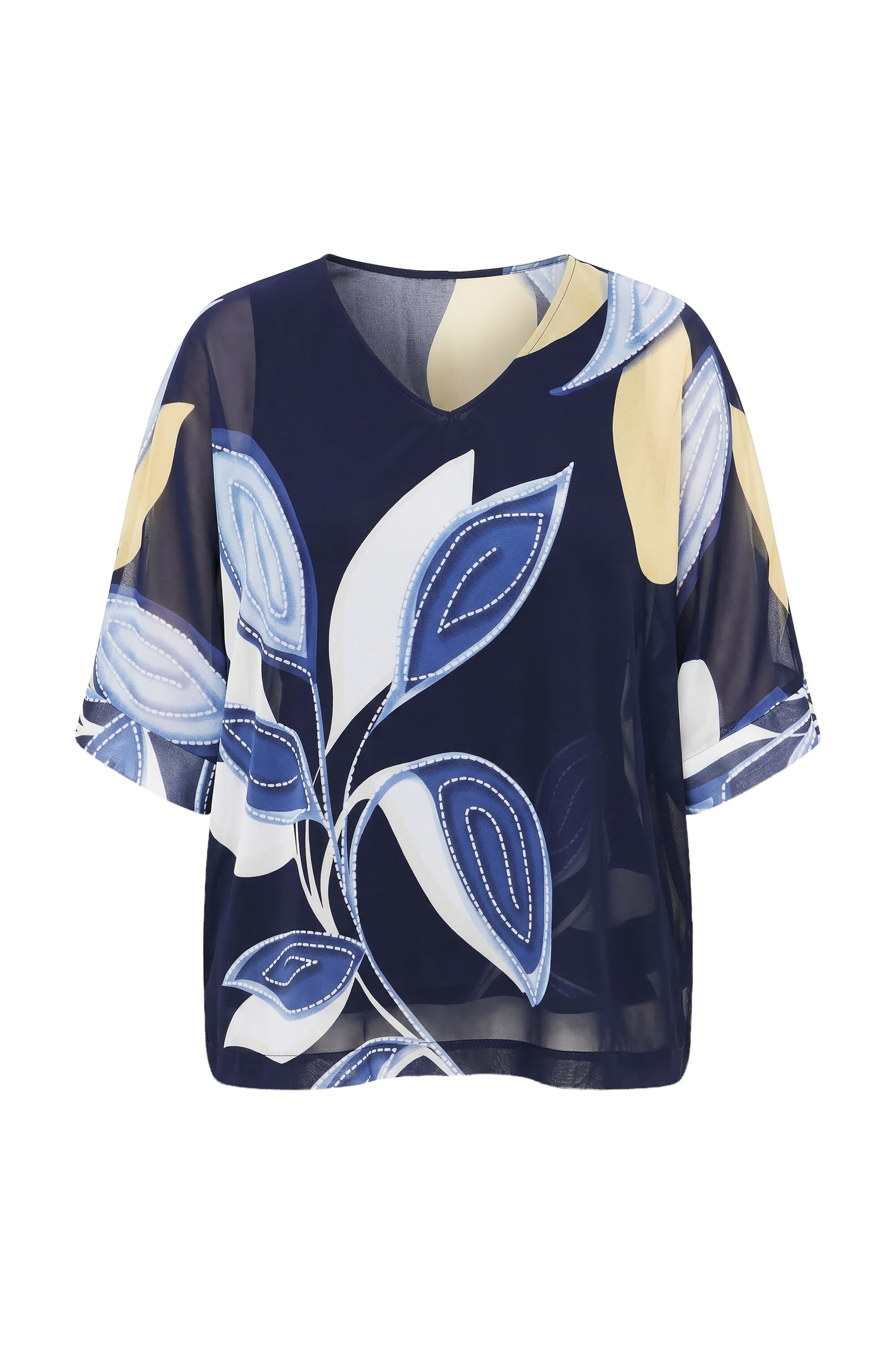 Ulla Popken Blouse in Blue: front
