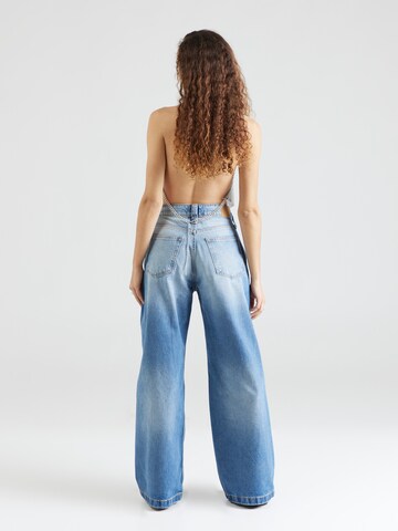 Wide leg Jeans 'Duchess' de la WEEKDAY pe albastru