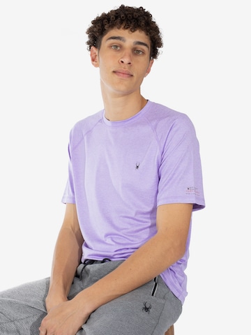 Spyder Funkcionalna majica | vijolična barva