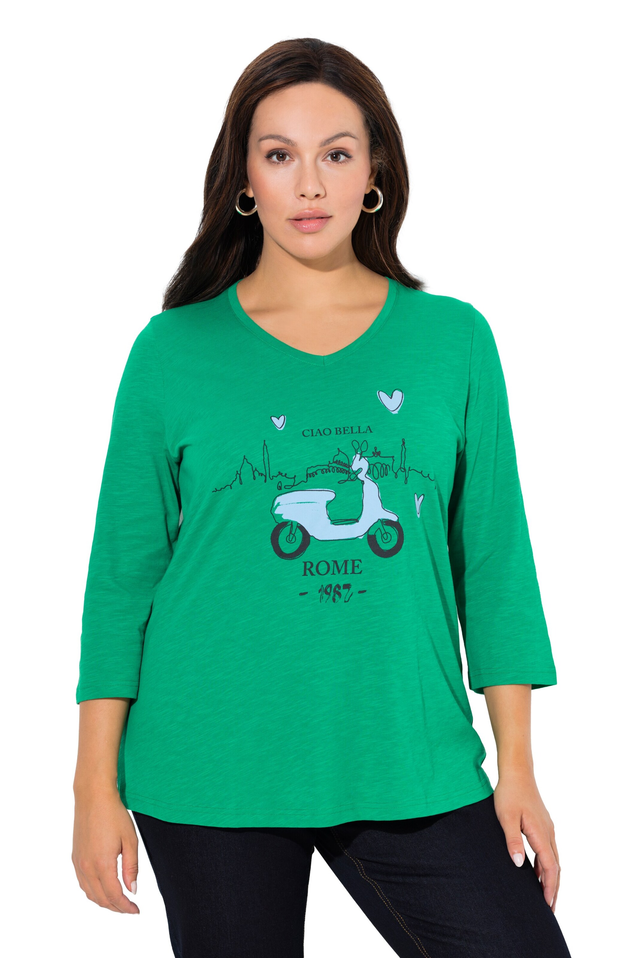 Ulla Popken Shirt in Green: front