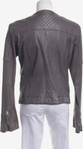 7 for all mankind Lederjacke / Ledermantel L in Grau