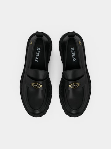 REPLAYSlip On cipele 'NUMB NY' - crna boja