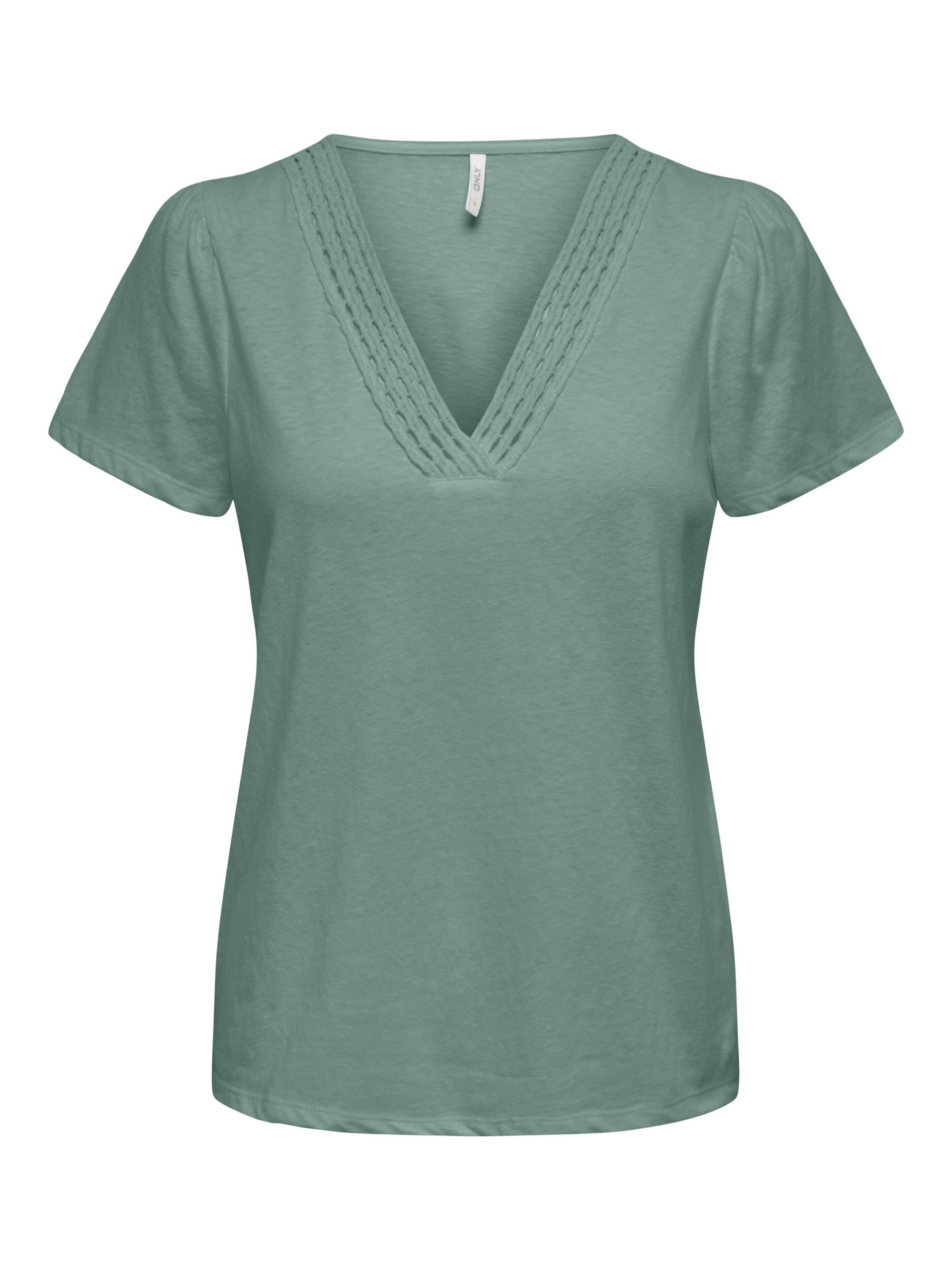 Maglietta 'ONLBENITA' di ONLY in verde: frontale