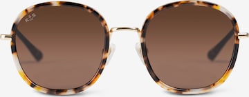 Kapten & Son Слънчеви очила 'Rotterdam Desert Speckled Brown' в кафяво