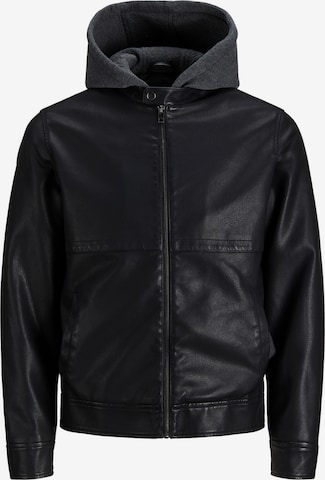 Veste mi-saison 'Willy' JACK & JONES en noir : devant