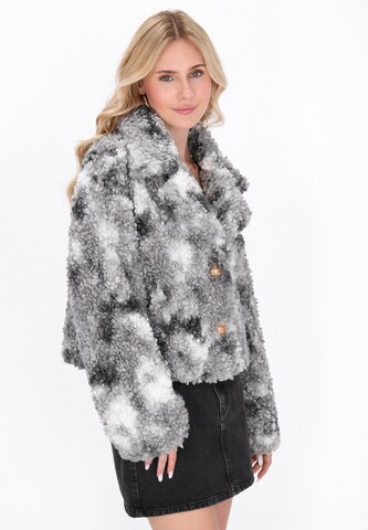 Veste mi-saison 'Fashion Look' IZIA en gris : devant