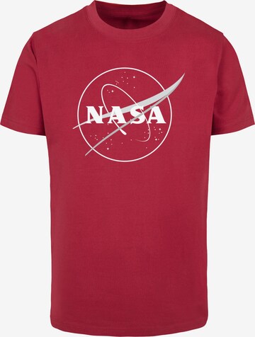 Maglietta 'NASA - Galaxy' di Merchcode in rosso: frontale