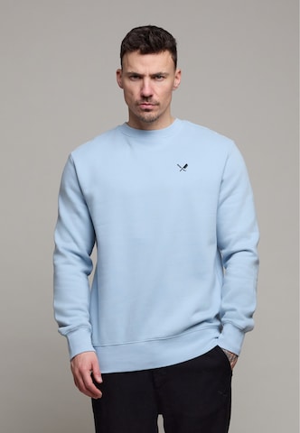 Distorted People - Sudadera en azul: frente