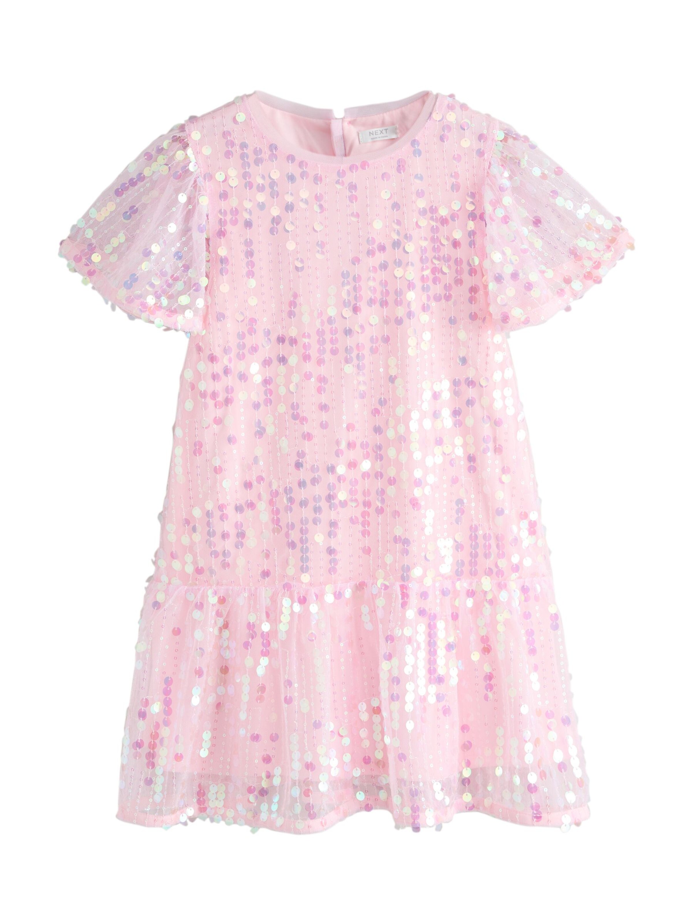 Next Jurk in Roze: voorkant