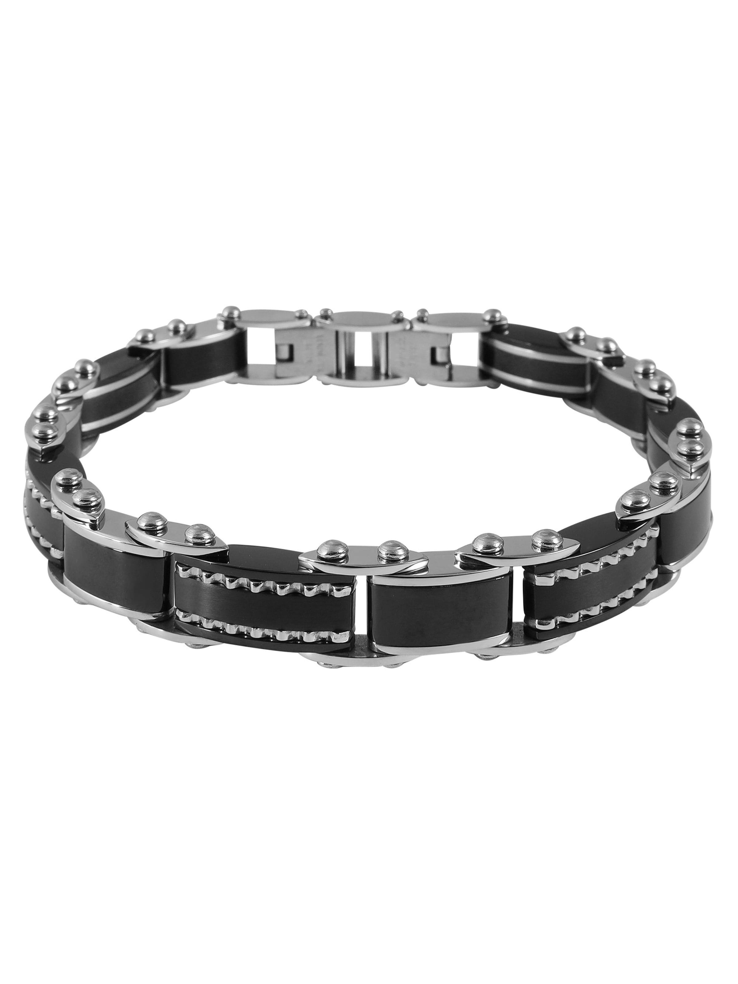 Akzent Bracelet 'Bjarne, langlebig' in Black