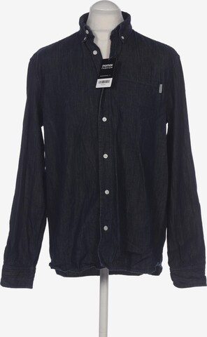 Carhartt WIP Button Up Shirt in L in Blue: front