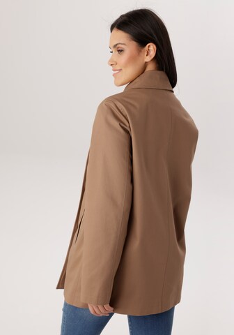 Aniston SELECTED Between-Seasons Coat in Brown