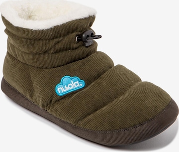 Nuvola. - Zapatillas de casa 'Home Cordy' en verde: frente