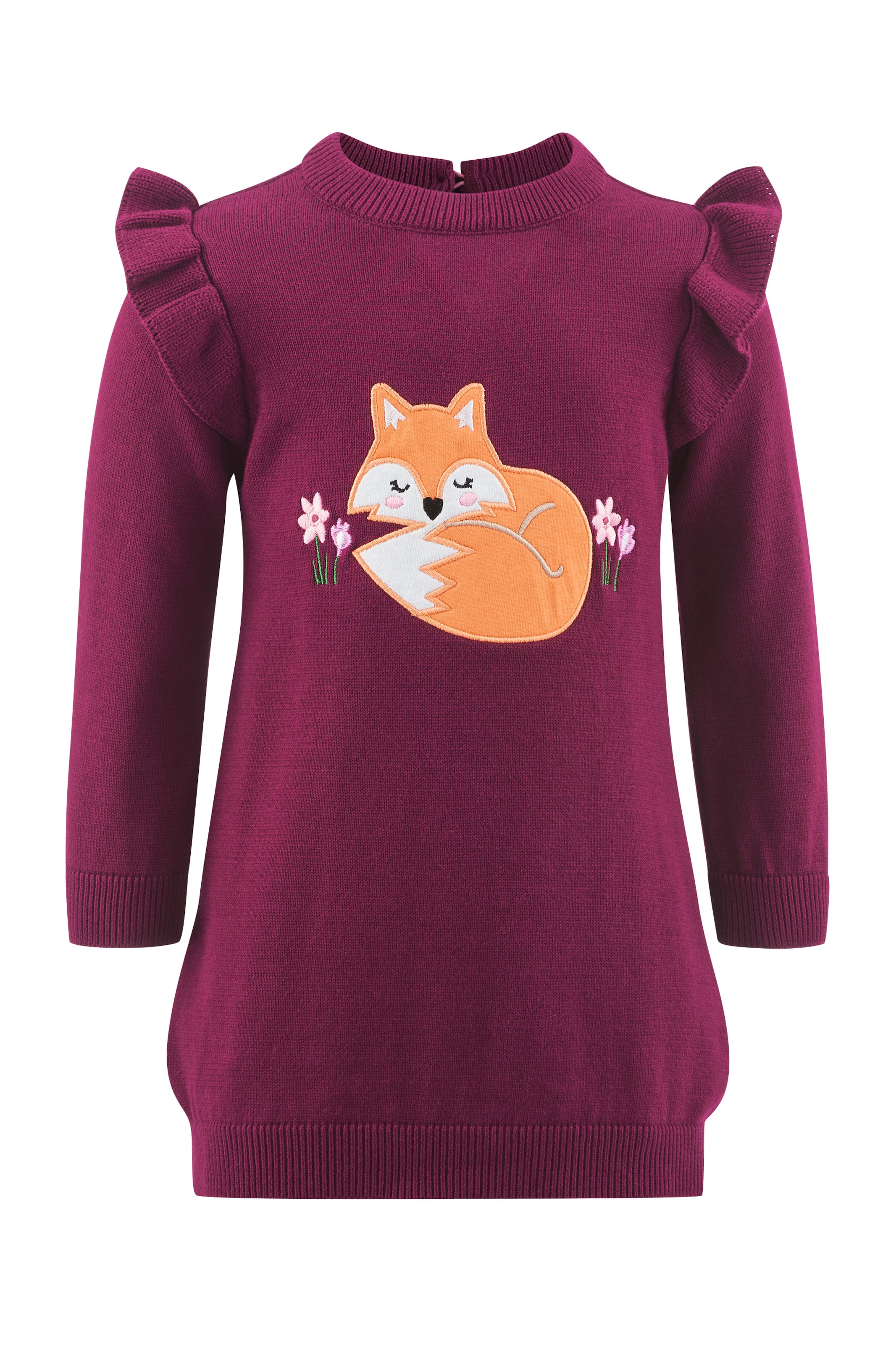 happy girls Рокля 'Fuchs' в червено: отпред