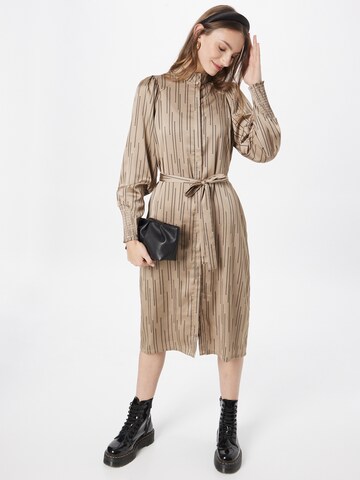 BRUUNS BAZAAR Shirt Dress 'Acacia' in Beige