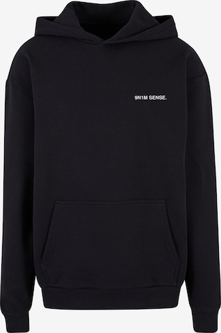 9N1M SENSE Sweatshirt 'Stronger' in Black: front