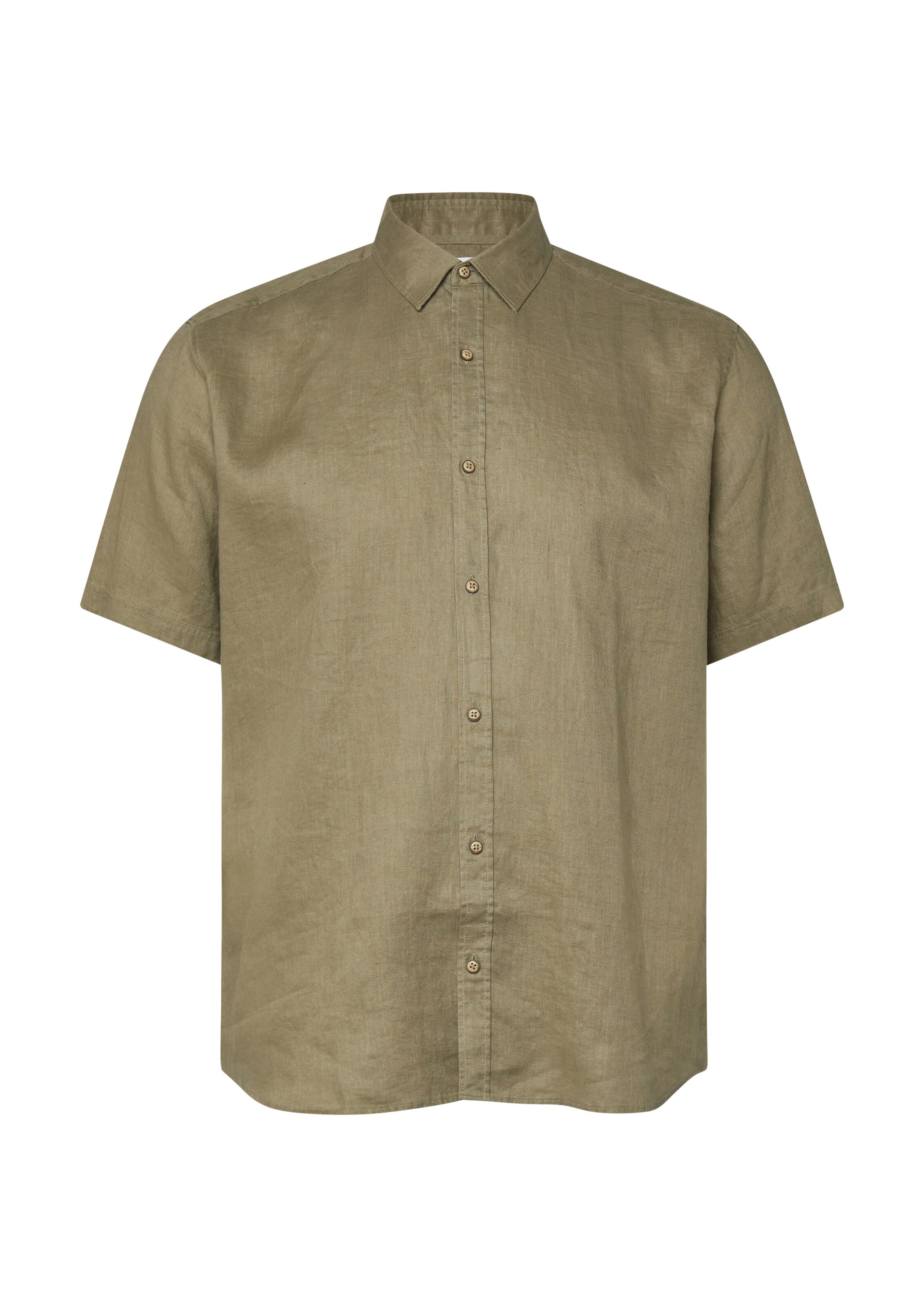 s.Oliver Button Up Shirt in Green: front