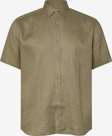 s.Oliver Button Up Shirt in Green: front