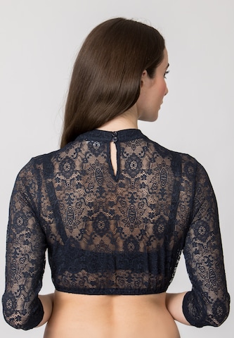 STOCKERPOINT Klederdracht blouse 'Celine' in Blauw