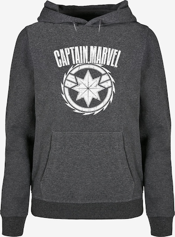 ABSOLUTE CULT Sweatshirt 'Captain Marvel - Blade' in Grau: predná strana