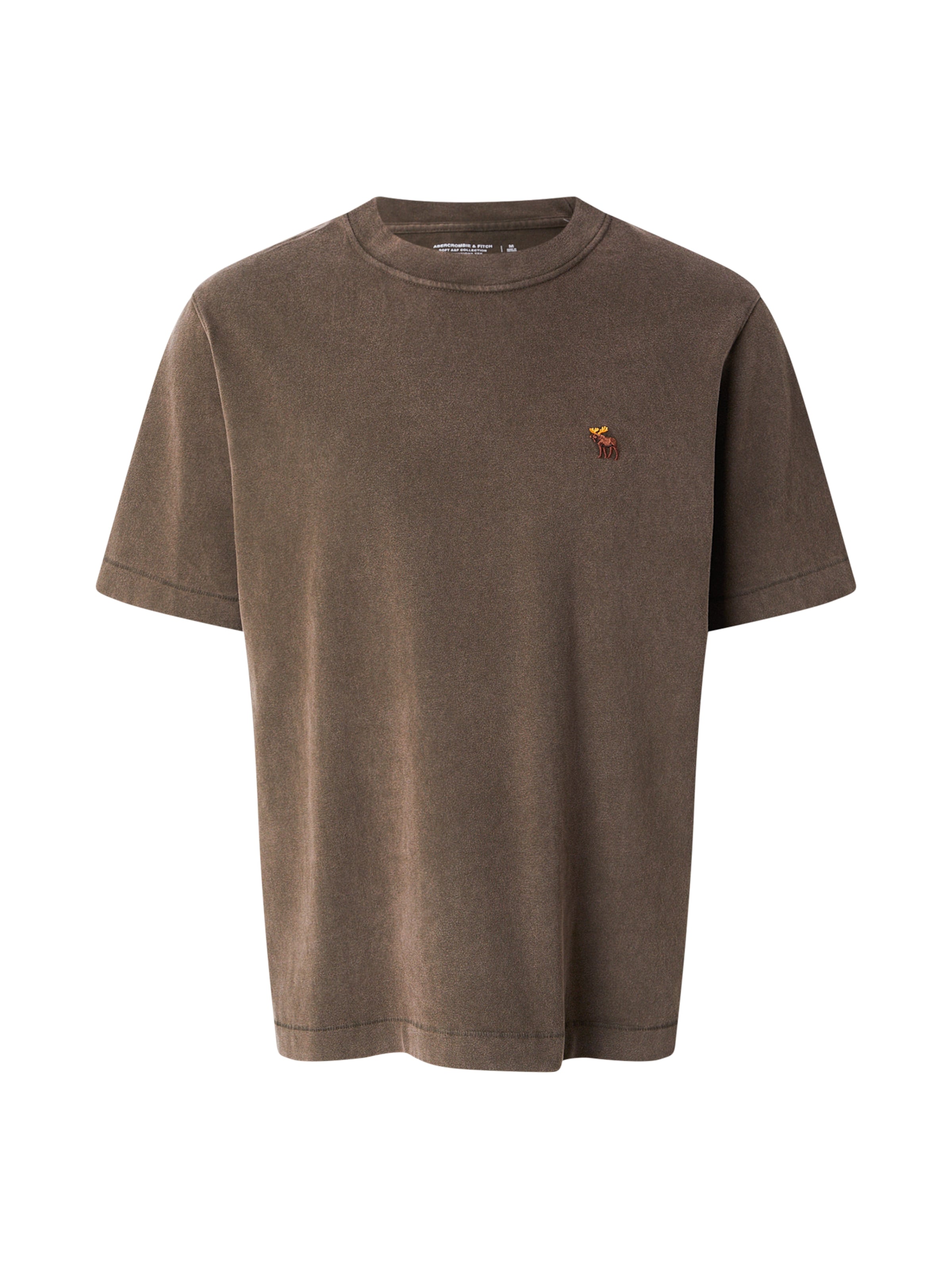 Abercrombie & Fitch Μπλουζάκι σε καφέ: μπροστά