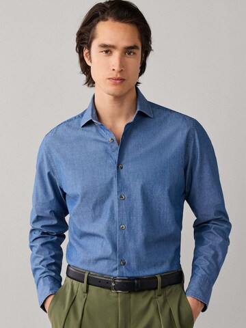 Regular fit Camicia di Hackett London in blu: frontale