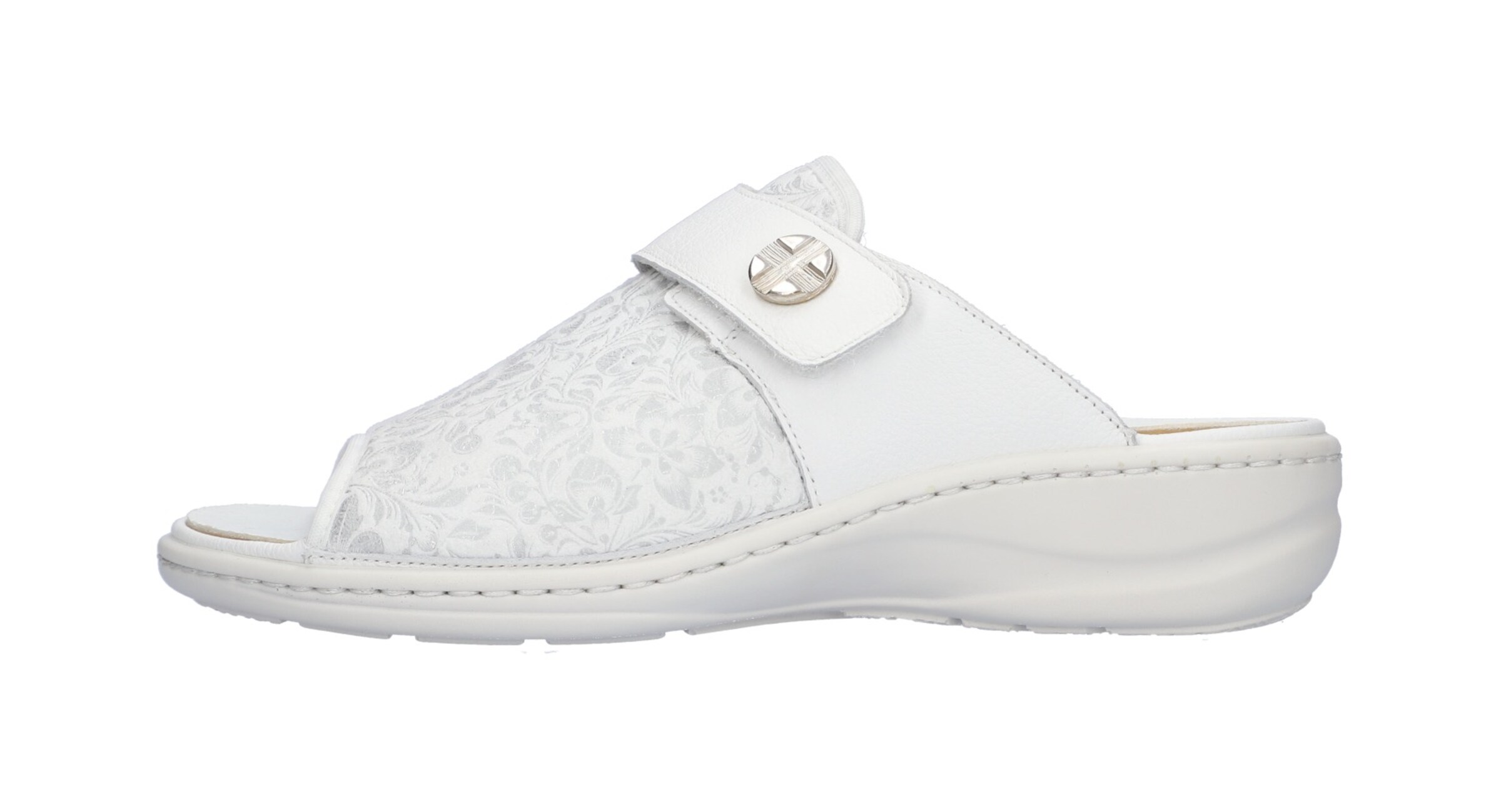 WALDLÄUFER Pantolette in Weiß