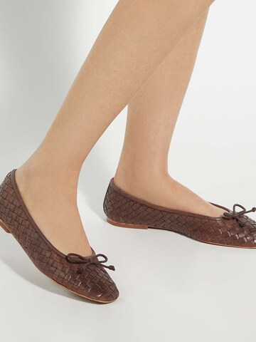 Ballerines Dune LONDON en marron
