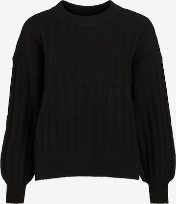 VILA Sweater 'Tycia' in Black: front