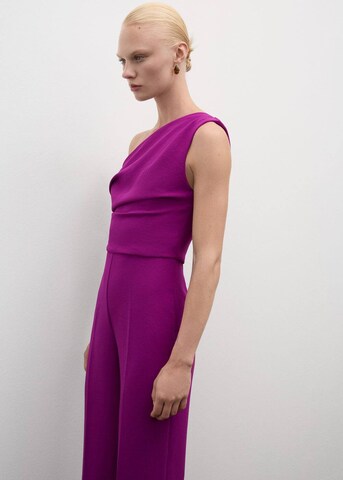 MANGO Jumpsuit 'Yeah' in Purple