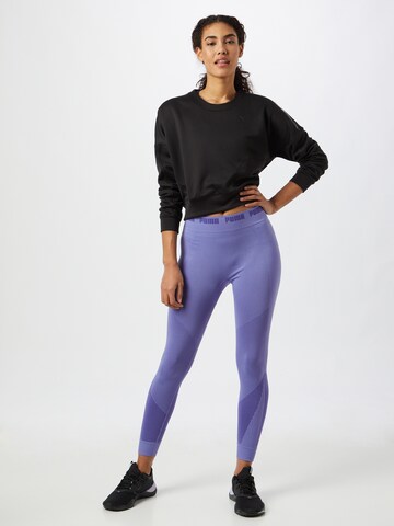 PUMA Skinny Sporthose in Lila