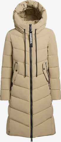 Manteau d’hiver 'Mikia 2' khujo en beige : devant