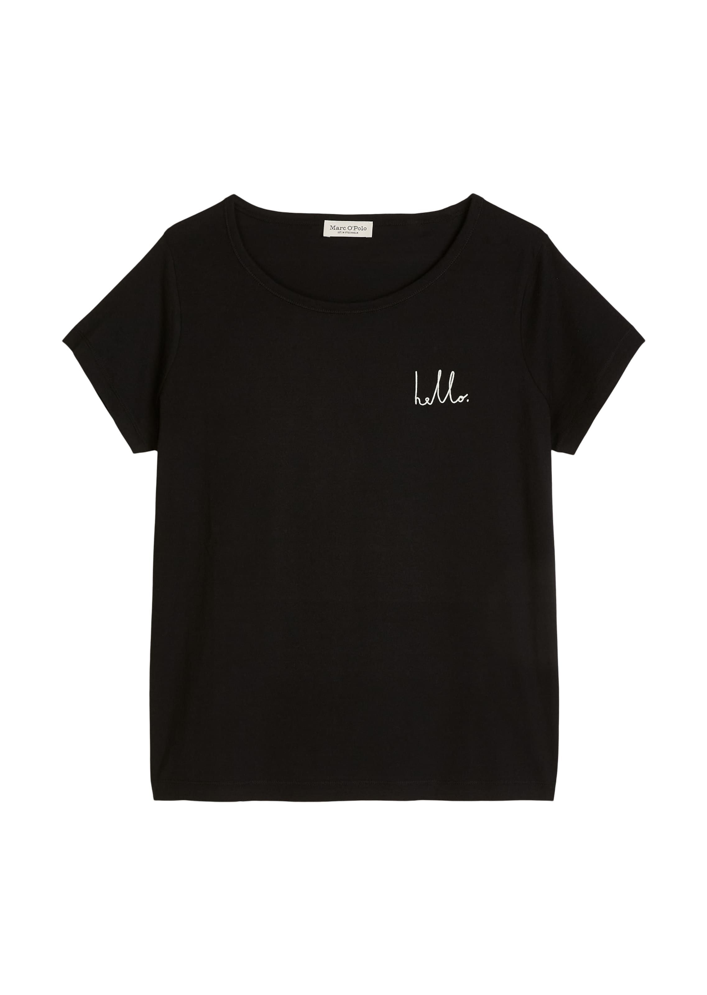 Marc O'Polo T-Shirt in Schwarz: Vorderseite