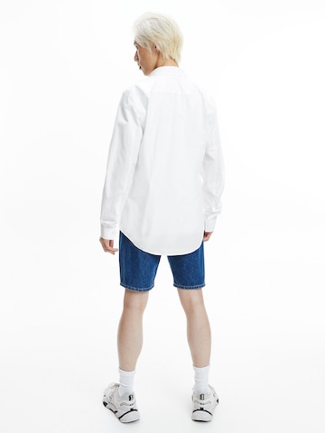 Coupe slim Chemise business Calvin Klein Jeans en blanc