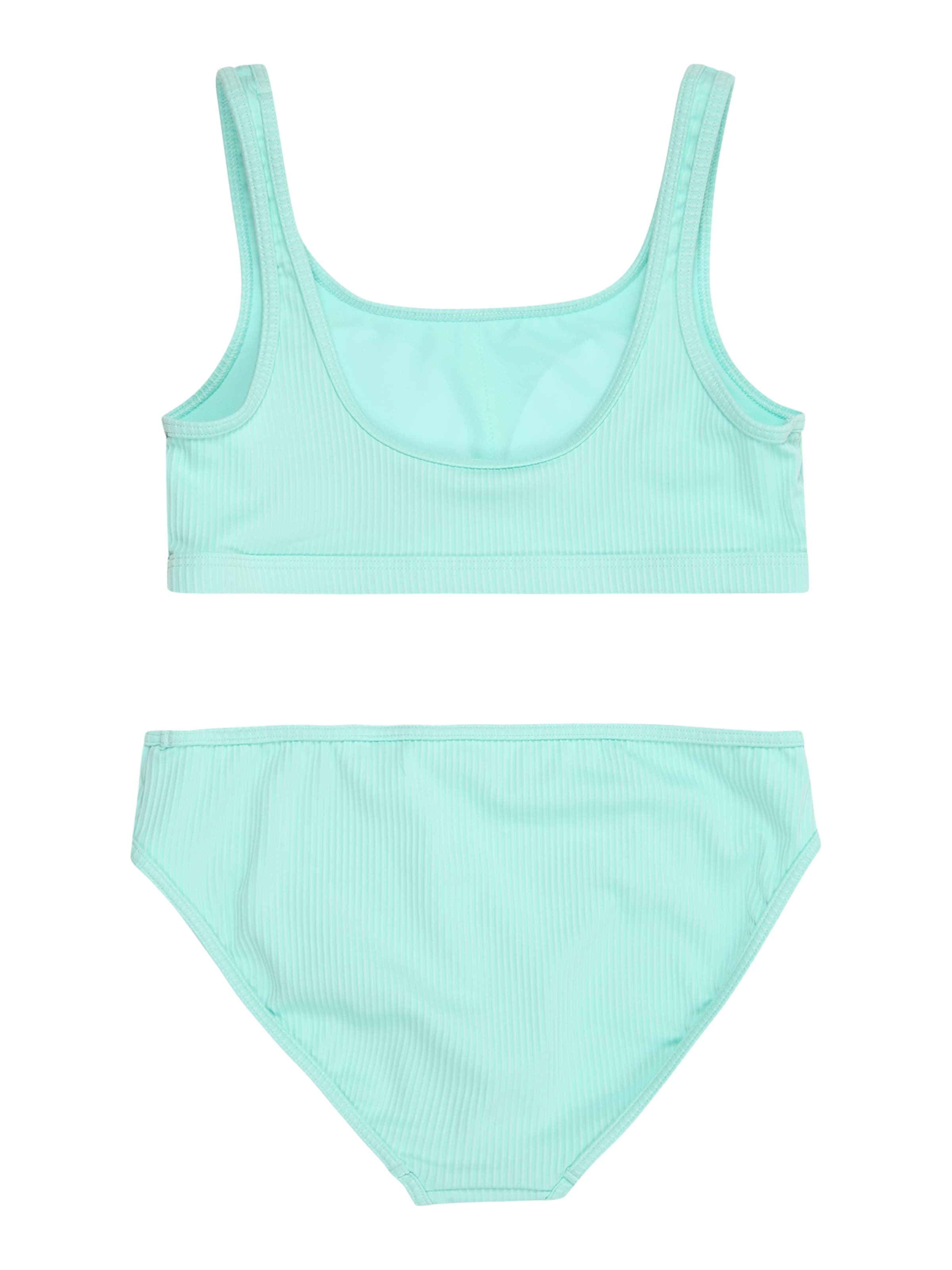 Abercrombie &amp; Fitch Õlapaelteta topp Bikiinid, värv roheline