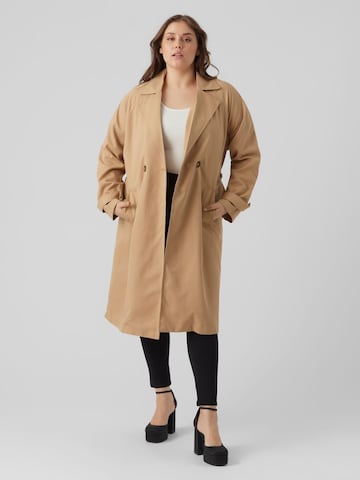 Vero Moda Curve Between-Seasons Coat in Beige