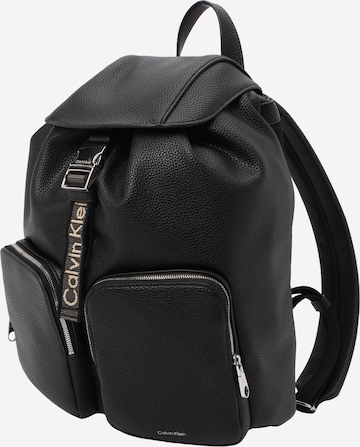 Calvin Klein Σακίδιο πλάτης 'WEBBING' σε μαύρο: μπροστά