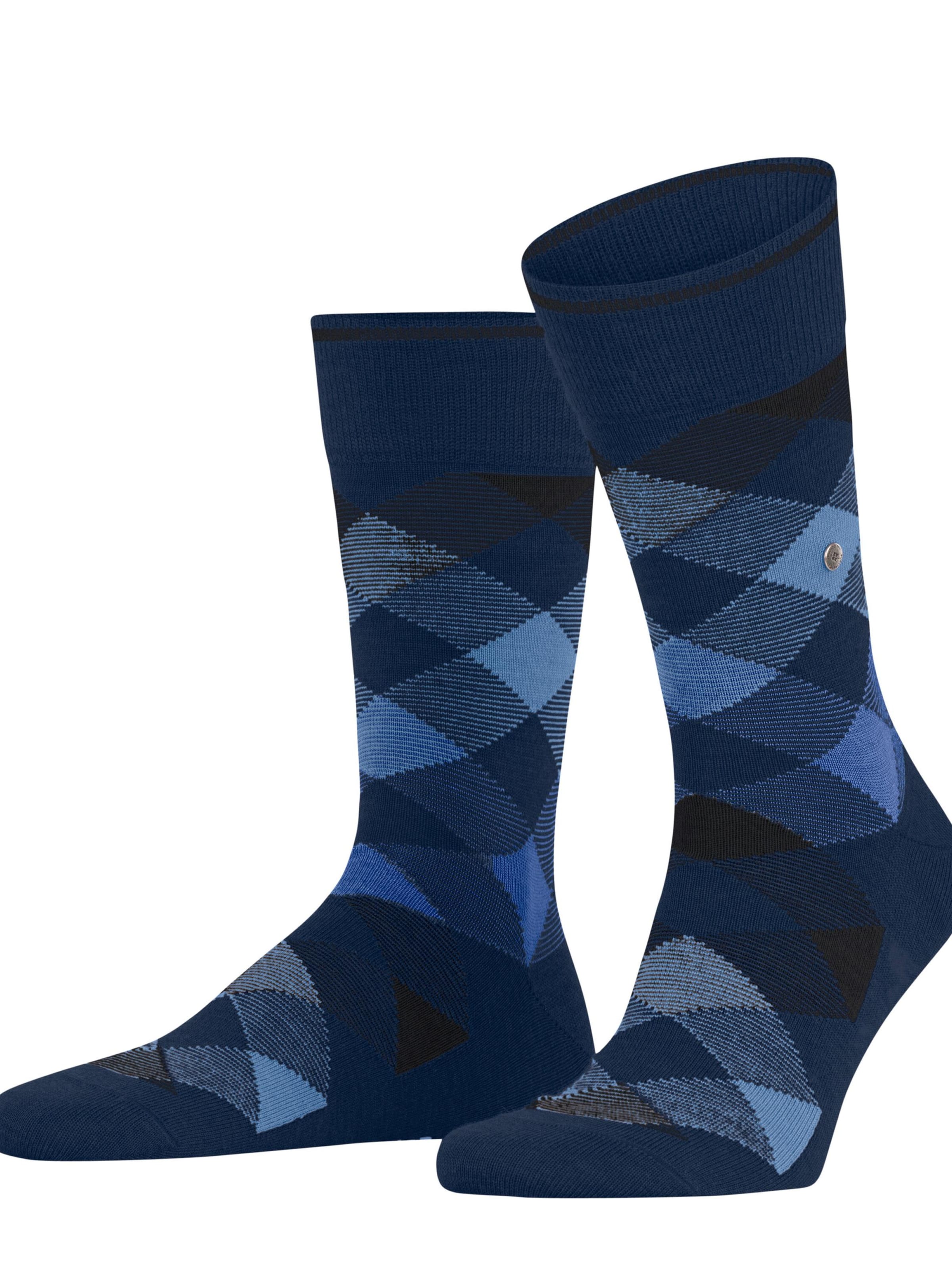 BURLINGTON Socks 'Newcastle' in Blue: front